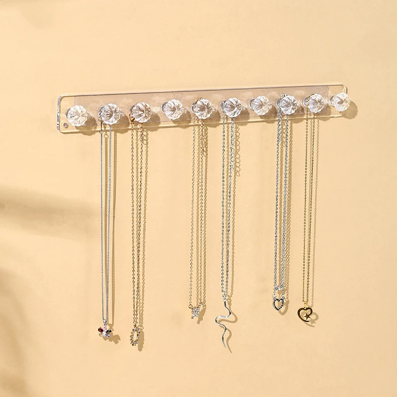 Multifunctional Jewelry Storage Rack Hook Wall Mounted Ring Earring Necklace Women Display Rack Key Chain Watch Storage Rack
Multifunctional Jewelry Storage Rack Hook Wall Mounted Ring Earring Necklace Women Display Rack Key Chain Watch Storage Rack