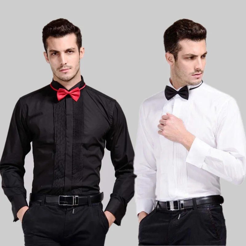 Tuxedo Shirts Fold Solid Long Sleeve Men Clothing Wedding Stage All Seasons Quality Easy Care Anti-Wrinkle Top Camisas De Hombre
Tuxedo Shirts Fold Solid Long Sleeve Men Clothing Wedding Stage All Seasons Quality Easy Care Anti-Wrinkle Top Camisas De Hombre