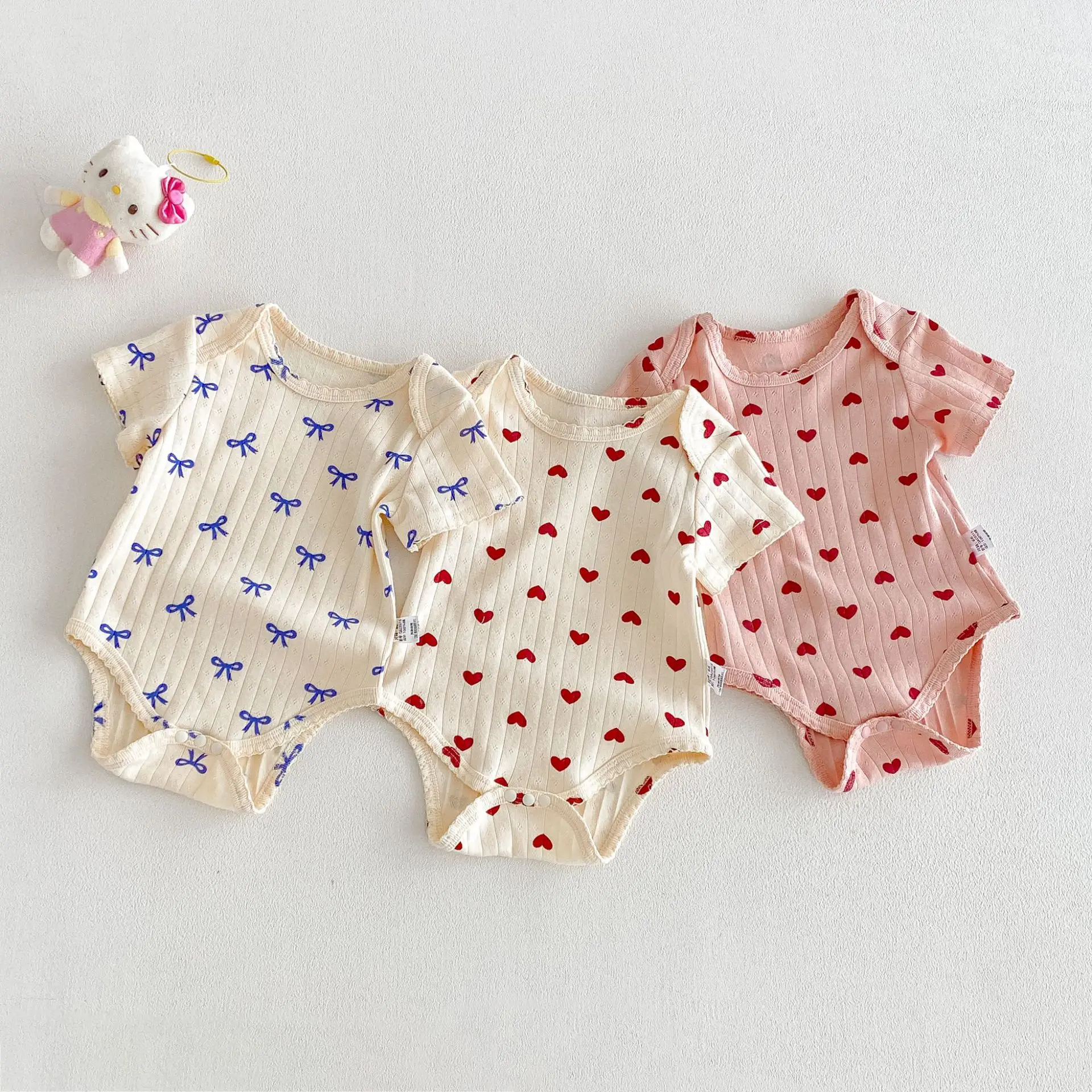 2026 Summer New Baby Girl Short Sleeve Bodysuit Newborn Thin Cotton Home Clothes Infant Girl Cute Heart Jumpsuit Toddler Clothes
2026 Summer New Baby Girl Short Sleeve Bodysuit Newborn Thin Cotton Home Clothes Infant Girl Cute Heart Jumpsuit Toddler Clothes