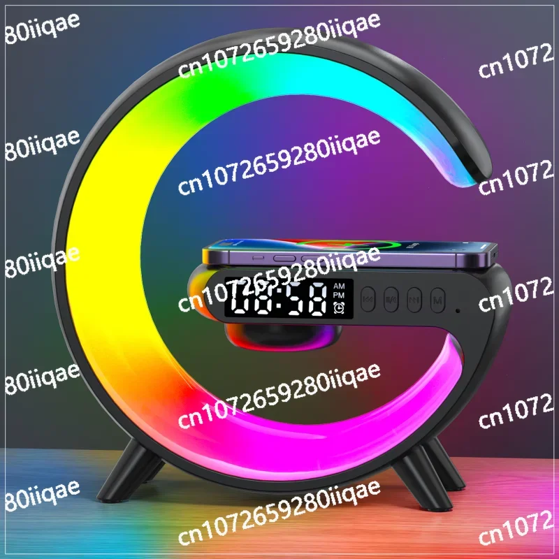 Умный будильник, красочный свет, RGB, беспроводная зарядка, Bluetooth-динамик, мини G, свет пробуждения
Умный будильник, красочный свет, RGB, беспроводная зарядка, Bluetooth-динамик, мини G, свет пробуждения