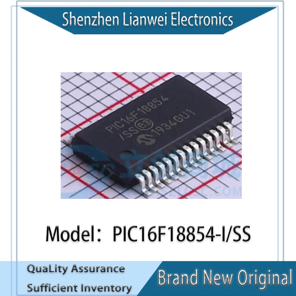 100% New Original PIC16F18854-I/SS PIC16F18854 IC MCU Chipset SSOP-28
100% New Original PIC16F18854-I/SS PIC16F18854 IC MCU Chipset SSOP-28