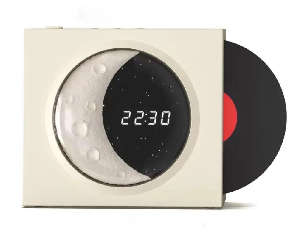 Portable Retro Mini Stereo CD Player With Moon Night Light Clock Independent Cavity Speaker Wireless Music Streaming
Portable Retro Mini Stereo CD Player With Moon Night Light Clock Independent Cavity Speaker Wireless Music Streaming