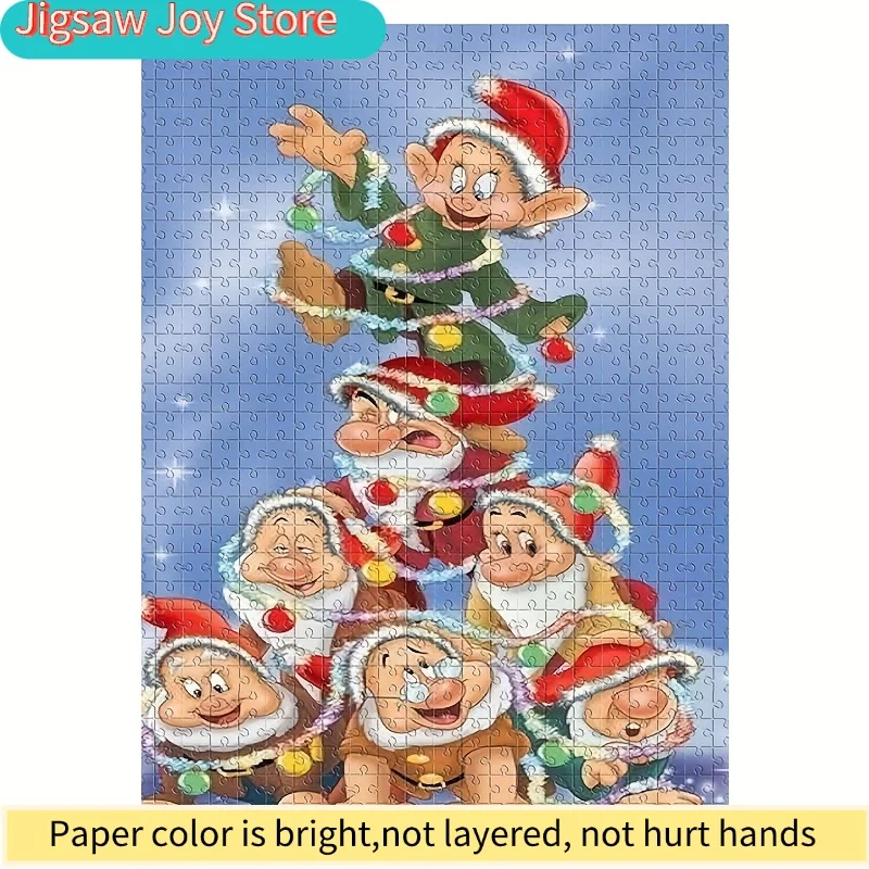 1000pcs Puzzle Featuring Cartoon Characters, Snow White And Christmas Dwarfs. A Wall-Hangable Puzzle Suitable for Adult Games
1000pcs Puzzle Featuring Cartoon Characters, Snow White And Christmas Dwarfs. A Wall-Hangable Puzzle Suitable for Adult Games