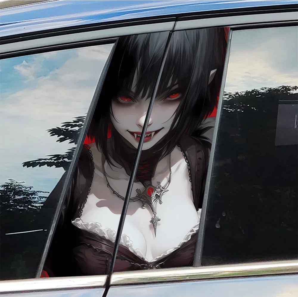 Vampire Girl Car Stickers Auto B Pillar Waterproof Decoration Cover Scratches Sunscreen Car Door Pillar Vinyl Decals Accessories
Vampire Girl Car Stickers Auto B Pillar Waterproof Decoration Cover Scratches Sunscreen Car Door Pillar Vinyl Decals Accessories