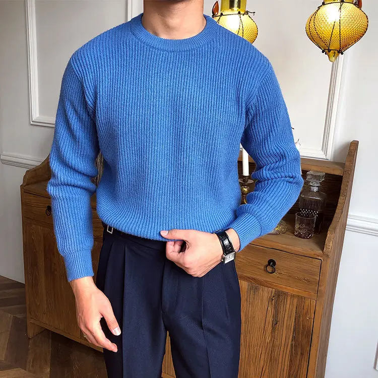 Male Knit Sweater Men Autumn and Winter Tops Men Casual Clothes Round Neck Knit Men Pullover Sweater Male Clothing 2023 W09 
Male Knit Sweater Men Autumn and Winter Tops Men Casual Clothes Round Neck Knit Men Pullover Sweater Male Clothing 2023 W09