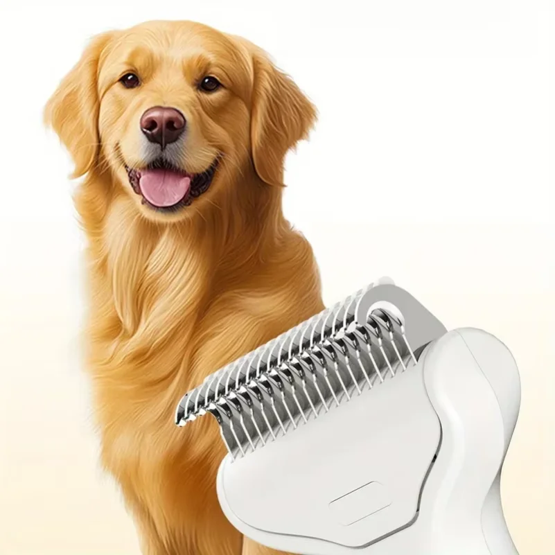 Pet Hair Knot Comb Cat Specific Hair Removal Comb Stainless Steel Cleaning Brush Press The Button To Remove Comb Hair
Pet Hair Knot Comb Cat Specific Hair Removal Comb Stainless Steel Cleaning Brush Press The Button To Remove Comb Hair