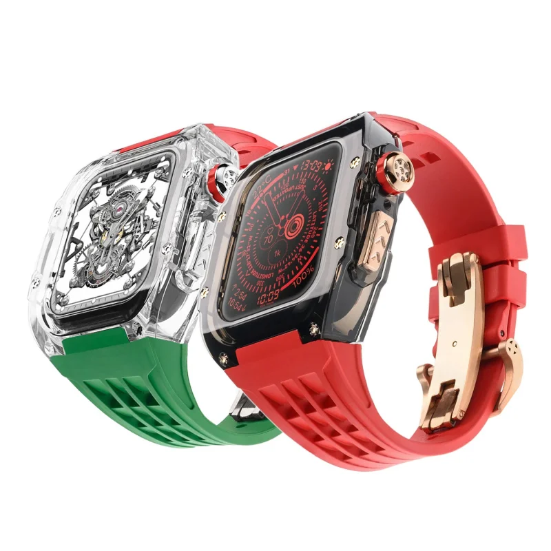 Transparent Case+Strap For Apple Watch Ultra 49MM Band Full Cover Bracelet Modification Kit For iWatch SE 9 8 7 6 5 4 45mm 44mm
Transparent Case+Strap For Apple Watch Ultra 49MM Band Full Cover Bracelet Modification Kit For iWatch SE 9 8 7 6 5 4 45mm 44mm