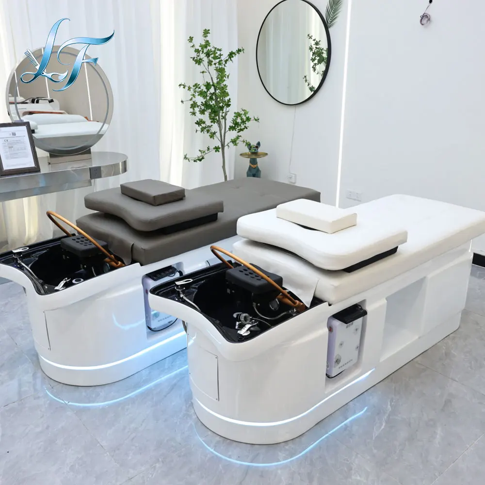 Full body massage head spa shampoo bed with brackets and water circulation function
Full body massage head spa shampoo bed with brackets and water circulation function