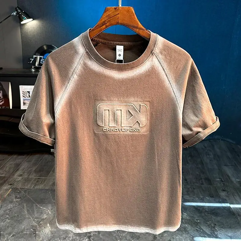 2025 New Short sleeved T-shirt for Men with Retro Printed Casual Personalized Splicing Half Sleeve Top for Summer
2025 New Short sleeved T-shirt for Men with Retro Printed Casual Personalized Splicing Half Sleeve Top for Summer