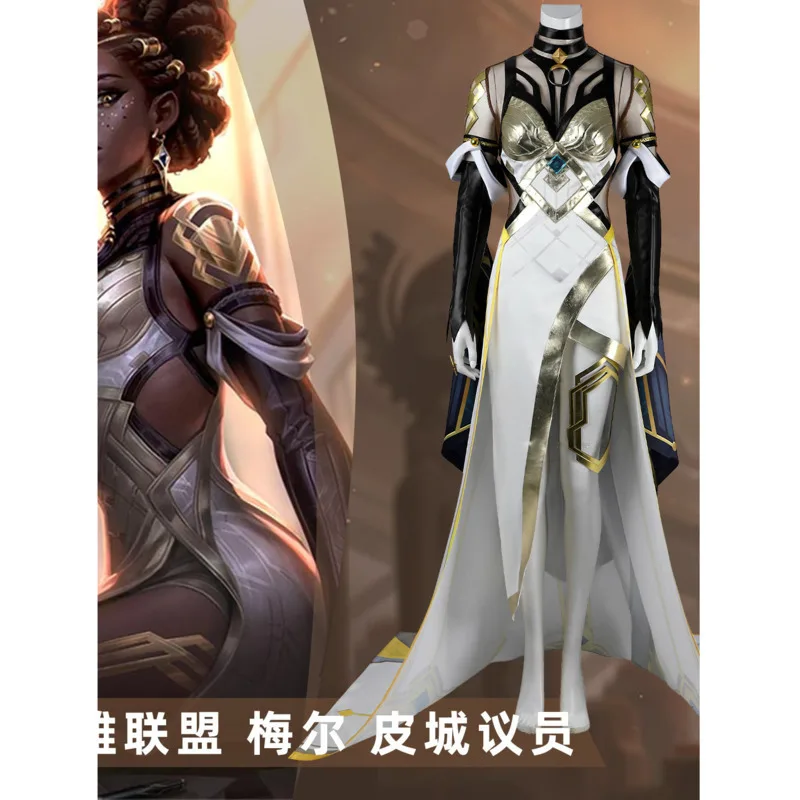 Halloween Cosplay Game Suit League Of Legends LOL Melcos Piltover Representative Game Character Cosplay Costume
Halloween Cosplay Game Suit League Of Legends LOL Melcos Piltover Representative Game Character Cosplay Costume