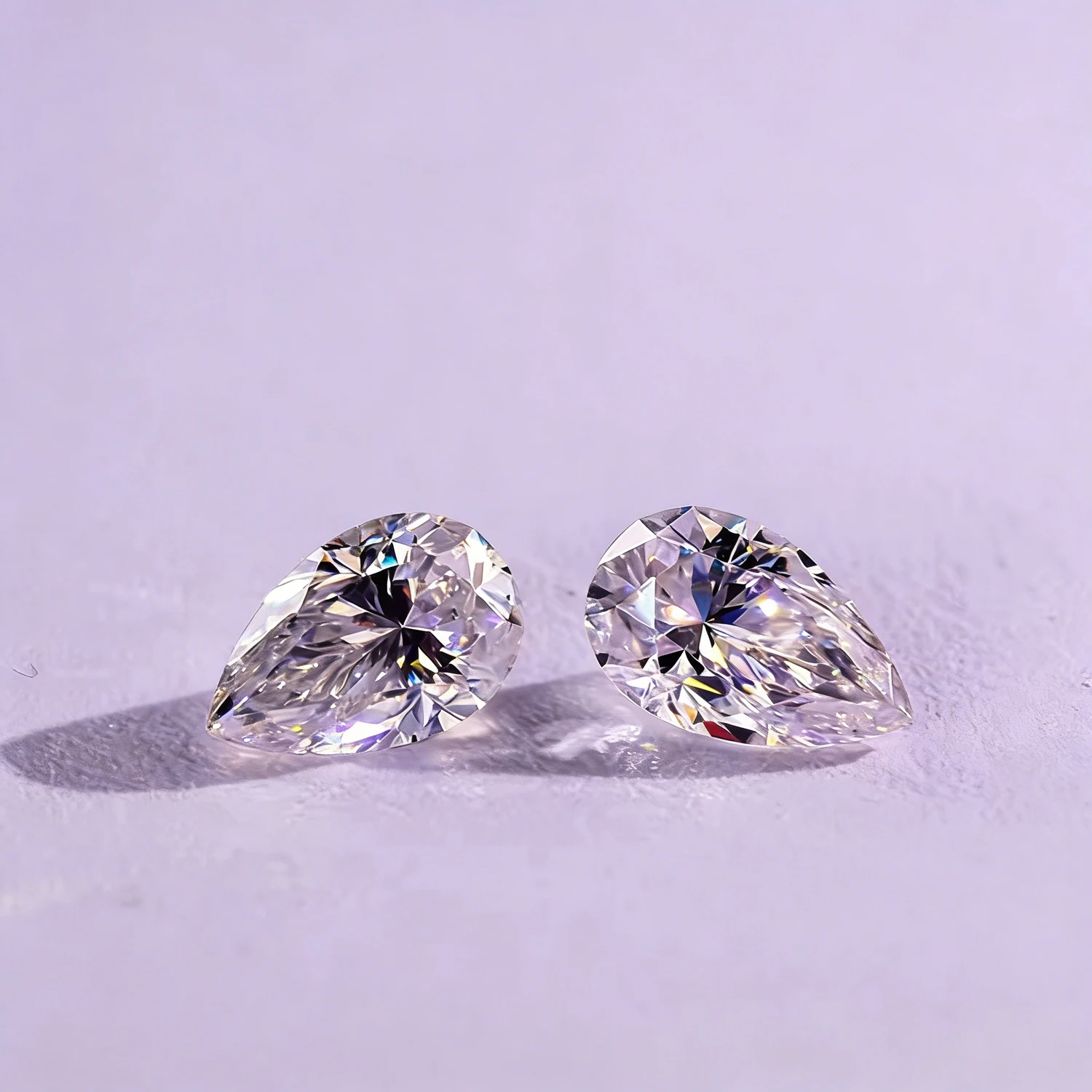Moissanite Pear Cut D Color VVS1 Lab Grown Diamond Pass Diamond Tester Loose Gem for DIY Ring Necklace Earrings Jewelry Making
Moissanite Pear Cut D Color VVS1 Lab Grown Diamond Pass Diamond Tester Loose Gem for DIY Ring Necklace Earrings Jewelry Making
