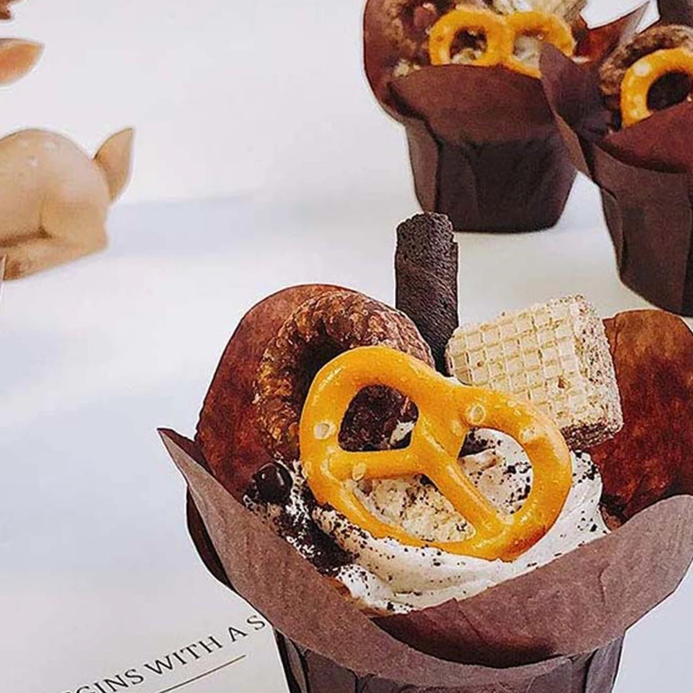 100 Pcs Cups Disposable Greaseproof Baking Liners Lotus Liners Greaseproof Muffin Holders Safe Baking Cups Healthy
100 Pcs Cups Disposable Greaseproof Baking Liners Lotus Liners Greaseproof Muffin Holders Safe Baking Cups Healthy