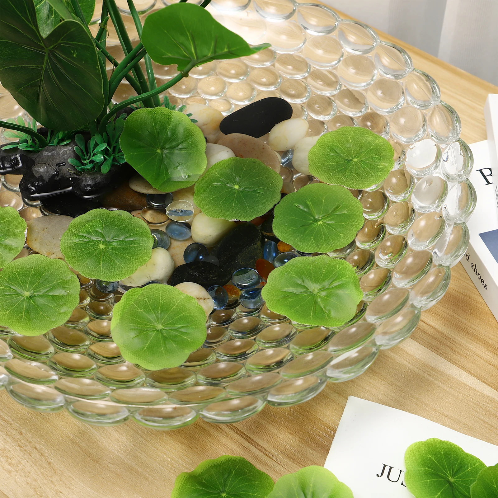 30pcs Artificial Lotus Leaves Decoration Bright Color Lifelike Aquarium Landscapes Fake Lily Pads Small Pond Plants Plastic
30pcs Artificial Lotus Leaves Decoration Bright Color Lifelike Aquarium Landscapes Fake Lily Pads Small Pond Plants Plastic