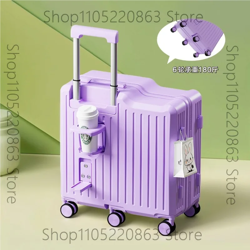 Suitcase 20-inch trolley case Mountable suitcase High value password box Large capacity Strong and durable boarding case
Suitcase 20-inch trolley case Mountable suitcase High value password box Large capacity Strong and durable boarding case