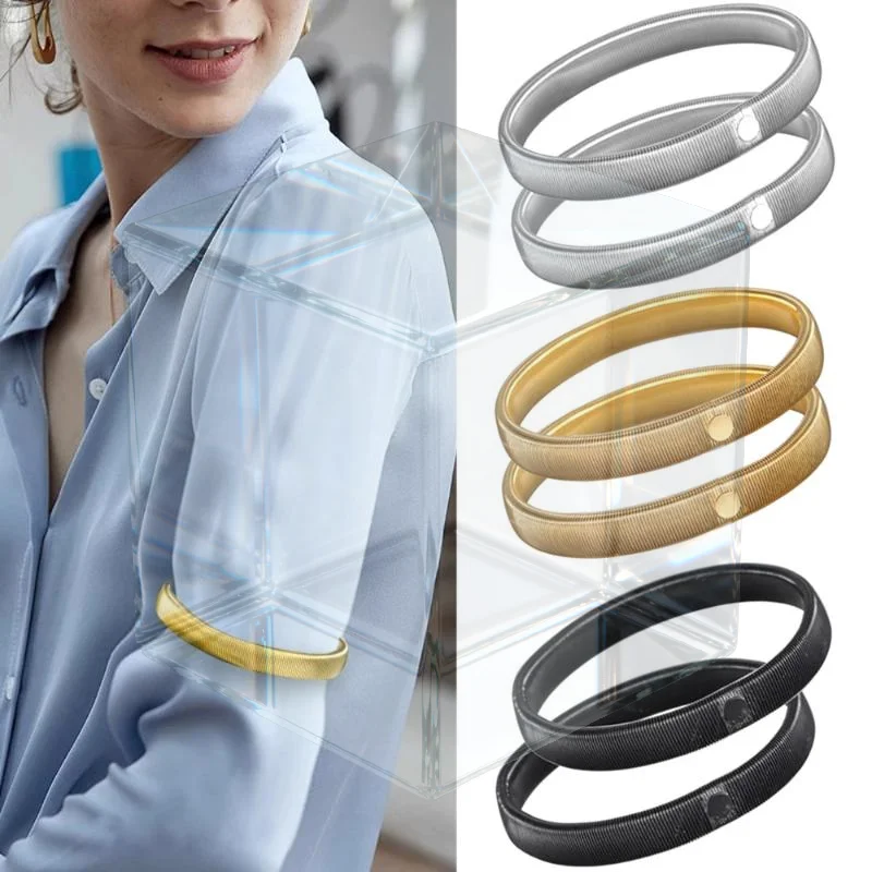 Classic Anti-Slip Metal Shirt Sleeve Holders Elastic Armbands Unisex Suitable for Outdoor Activity Formal Events
Classic Anti-Slip Metal Shirt Sleeve Holders Elastic Armbands Unisex Suitable for Outdoor Activity Formal Events