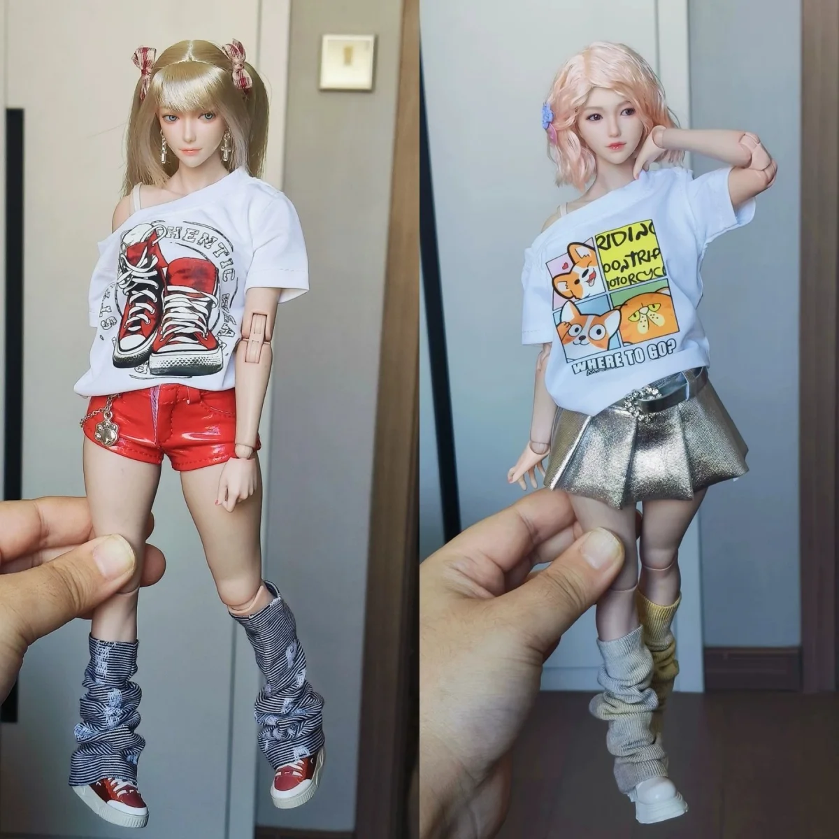【Clothing Only】1/6 Scale Female Soldier Clothing Accessories Printed T-shirt Gold-stamped Fabric Shorts Fit 12''Action Figure
【Clothing Only】1/6 Scale Female Soldier Clothing Accessories Printed T-shirt Gold-stamped Fabric Shorts Fit 12''Action Figure