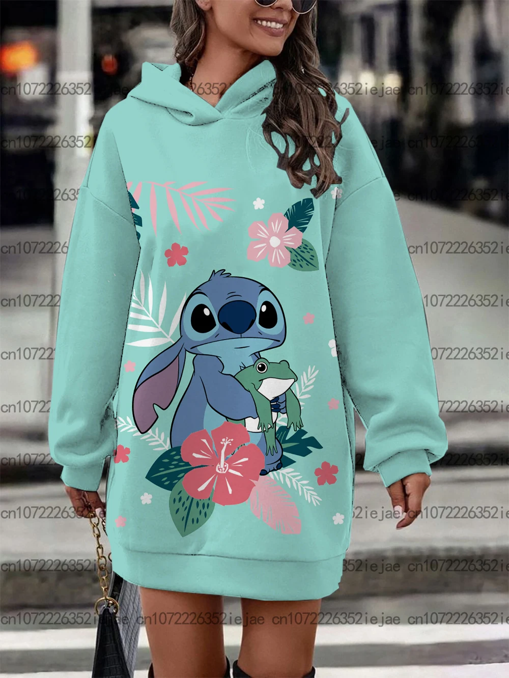 Женское модное универсальное платье, теплая толстовка с игривым принтом Disney Series Stitch, зимний новый модный пуловер-свитер, платье-свитер
Женское модное универсальное платье, теплая толстовка с игривым принтом Disney Series Stitch, зимний новый модный пуловер-свитер, платье-свитер