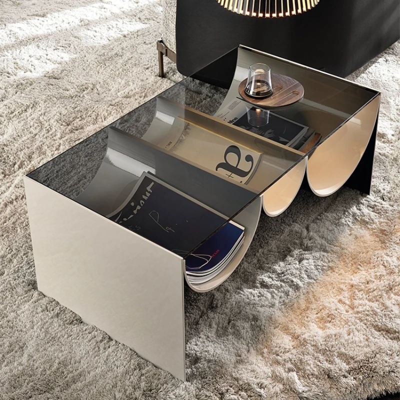 Aesthetic Glass Coffee Table Italian Design Transparent Waterpoor Coffee Table Glass Service Couchtisch Lounge Suite Furniture
Aesthetic Glass Coffee Table Italian Design Transparent Waterpoor Coffee Table Glass Service Couchtisch Lounge Suite Furniture