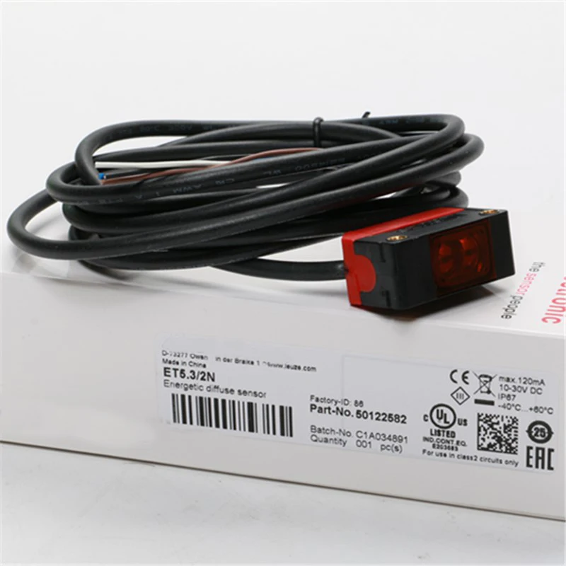 1 шт. новый фотоэлектрический датчик переключателя ET5.3/2N для Leuze 50122582
1 шт. новый фотоэлектрический датчик переключателя ET5.3/2N для Leuze 50122582