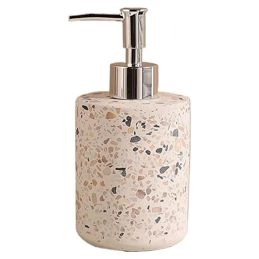 Бутылка с жидким насосом из терраццо, роскошная бутылка для шампуня большой емкости, многоразовый настольный дозатор мыла
Бутылка с жидким насосом из терраццо, роскошная бутылка для шампуня большой емкости, многоразовый настольный дозатор мыла