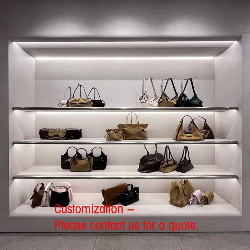 custom.Luggage Display Rack with LED Lighting Customizable Color & Size Ventilated Back Multi-Shelf Design Retail Stores
custom.Luggage Display Rack with LED Lighting Customizable Color & Size Ventilated Back Multi-Shelf Design Retail Stores