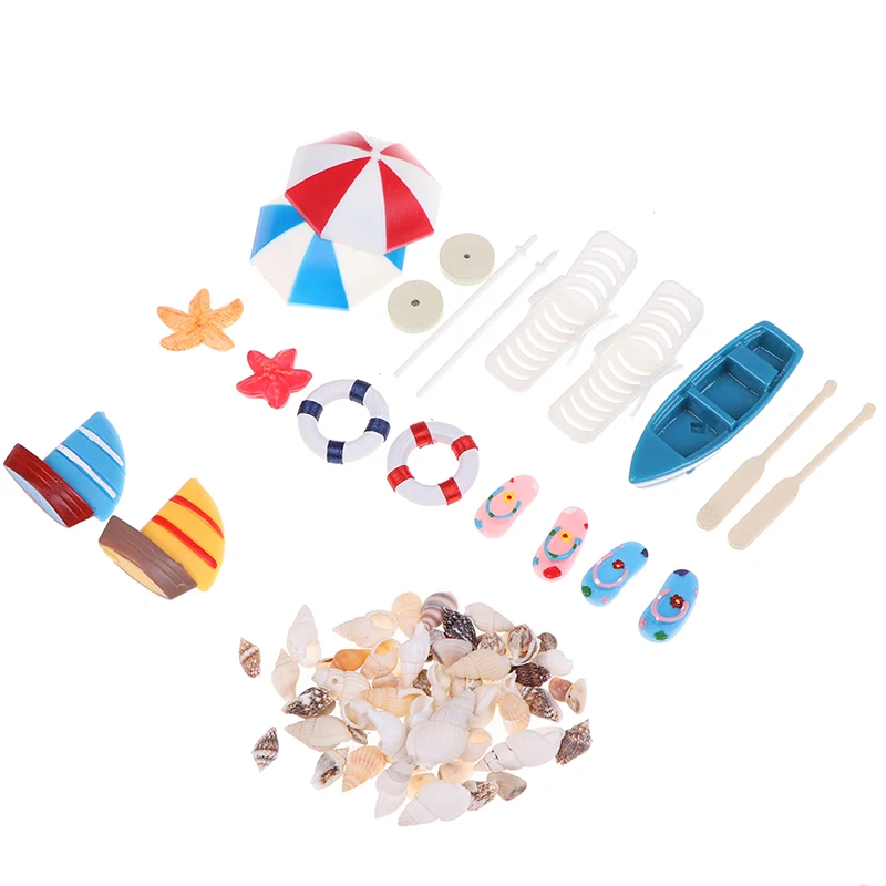 Hot New Dollhouse! 1:12 Dollhouse Miniature Deck Chair Beach Umbrella Boat Shell Kits Decoration
Hot New Dollhouse! 1:12 Dollhouse Miniature Deck Chair Beach Umbrella Boat Shell Kits Decoration