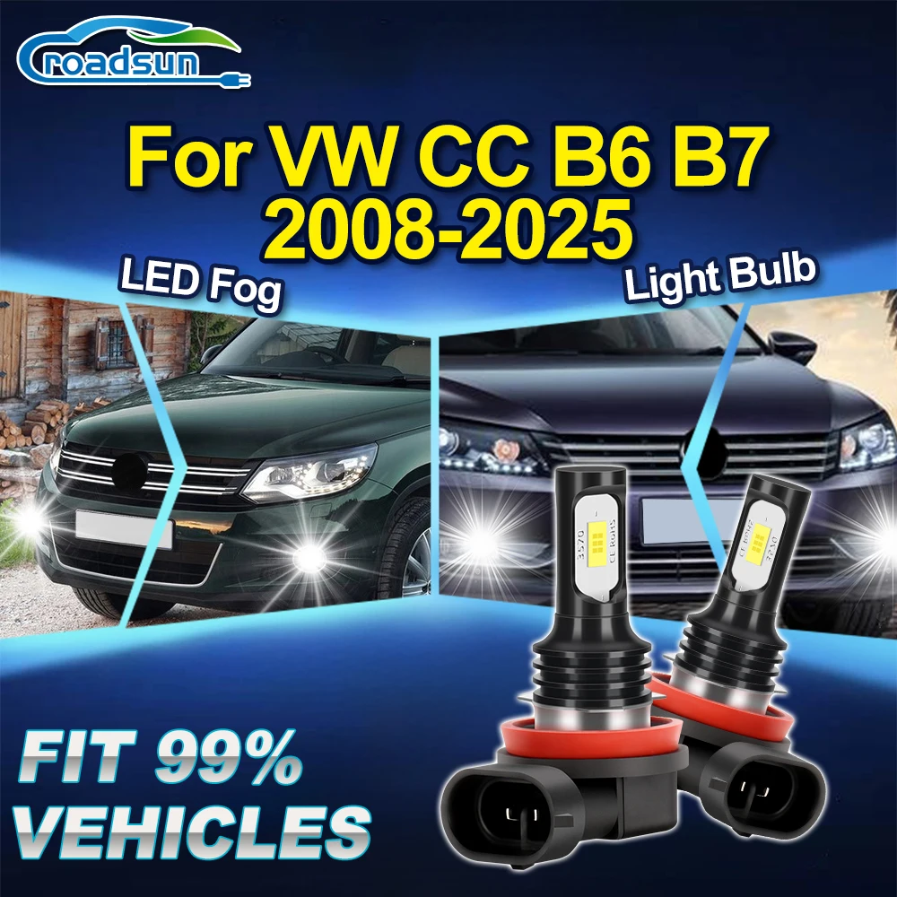 ROADSUN For VW Passat CC B6 B7 2008-2025 Ultra Powerful Canbus LED Fog Light Bulb High Quality Fog Lamp Ampoule Plug And Play
ROADSUN For VW Passat CC B6 B7 2008-2025 Ultra Powerful Canbus LED Fog Light Bulb High Quality Fog Lamp Ampoule Plug And Play