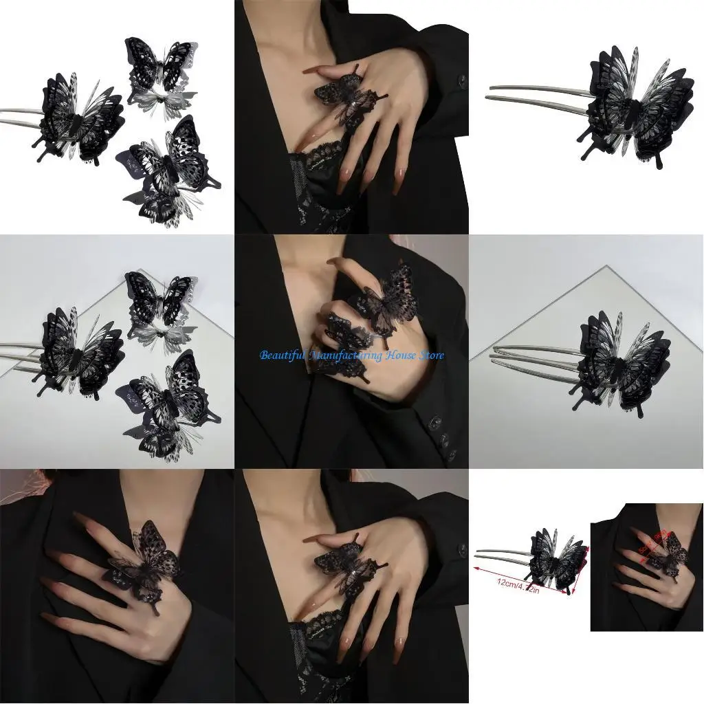 E56A Butterfly Hair Fork Hair Pin Women Butterfly Hair Butterfly Hair Chopsticks Butterfly Ring Hair Sticks For Buns
E56A Butterfly Hair Fork Hair Pin Women Butterfly Hair Butterfly Hair Chopsticks Butterfly Ring Hair Sticks For Buns