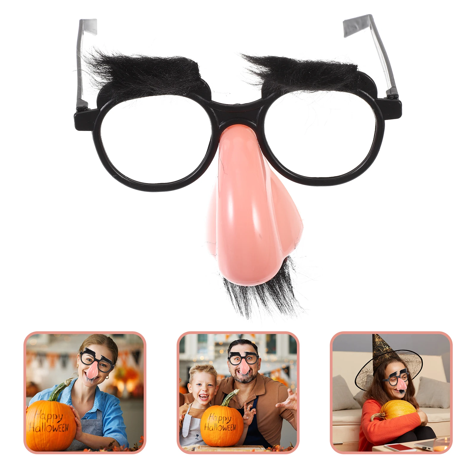 Glasses and Big Nose Props Festival Beard for Fun Funny Ornament Fancy Dress Party Wear
Glasses and Big Nose Props Festival Beard for Fun Funny Ornament Fancy Dress Party Wear