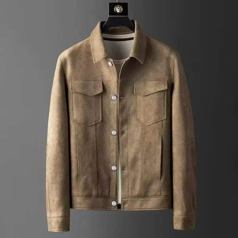 2024 New Autumn and Winter Polo Neck Slim Fit, Handsome, Casual and Versatile Korean Style Work Wear Deerskin Fleece Jacket
2024 New Autumn and Winter Polo Neck Slim Fit, Handsome, Casual and Versatile Korean Style Work Wear Deerskin Fleece Jacket