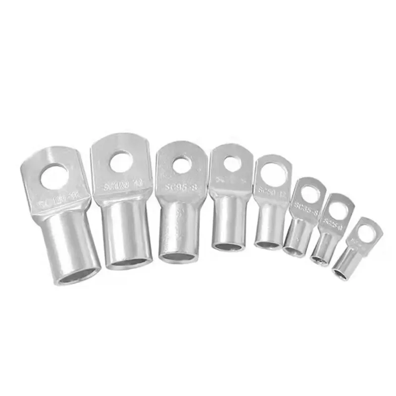 10PCS SC Type Wire Nose Terminal SC1.5/2.5/4 Bare Copper Battery Block Lugs Hole ID 4/5/6mm Crimp Cable Connector
10PCS SC Type Wire Nose Terminal SC1.5/2.5/4 Bare Copper Battery Block Lugs Hole ID 4/5/6mm Crimp Cable Connector