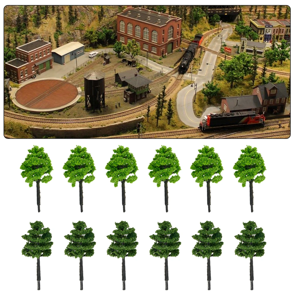 12pcs 50mm Model Trees Micro-Landscape Decor Scale Architectural Model Train Layout Tree Building DIY Ature Toys Decoration
12pcs 50mm Model Trees Micro-Landscape Decor Scale Architectural Model Train Layout Tree Building DIY Ature Toys Decoration