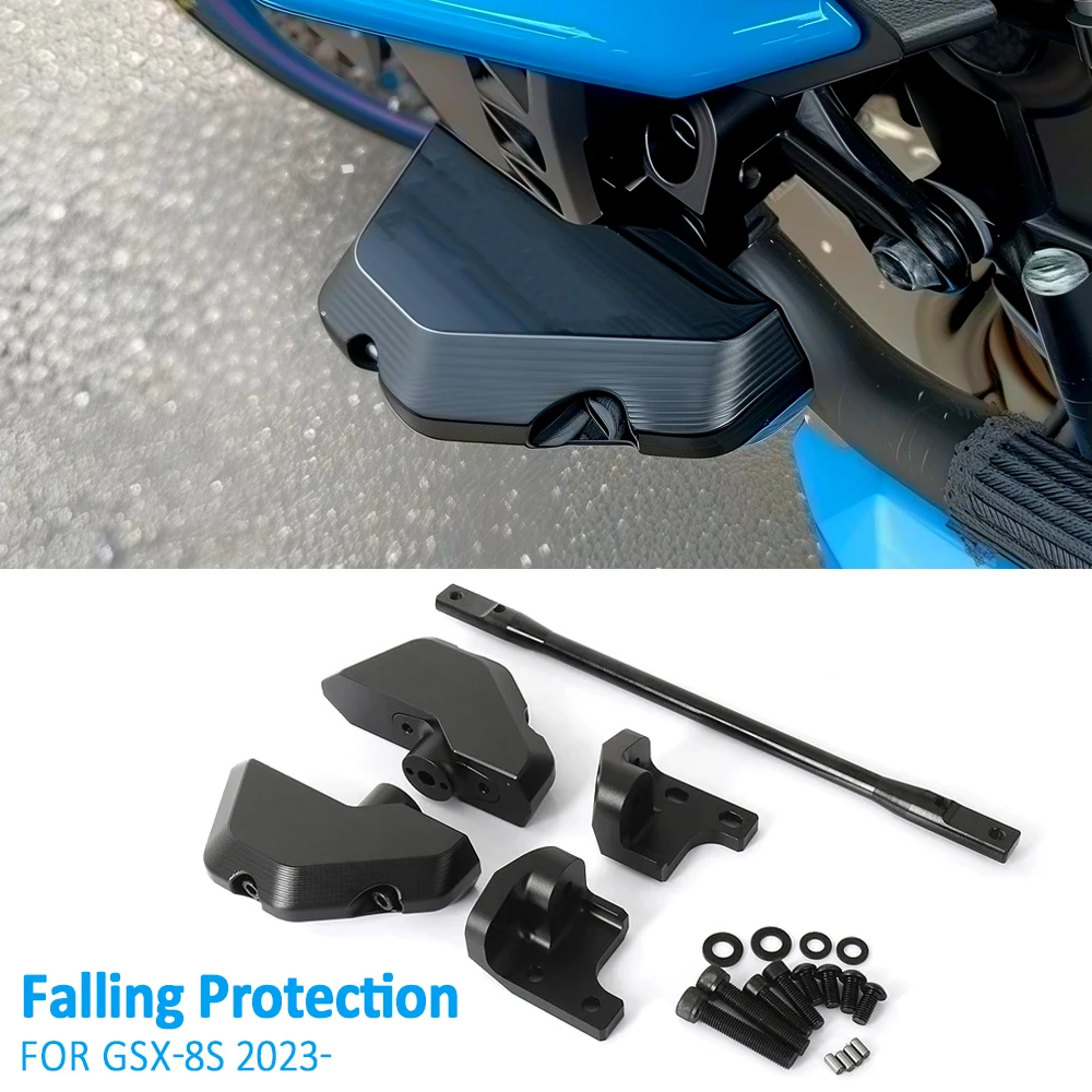 For Suzuki GSX-8S GSX 8S GSX8S 2023-2026 Motorcycle Falling Protection Frame Slider Fairing Guard Crash Pad Protector Kit
For Suzuki GSX-8S GSX 8S GSX8S 2023-2026 Motorcycle Falling Protection Frame Slider Fairing Guard Crash Pad Protector Kit