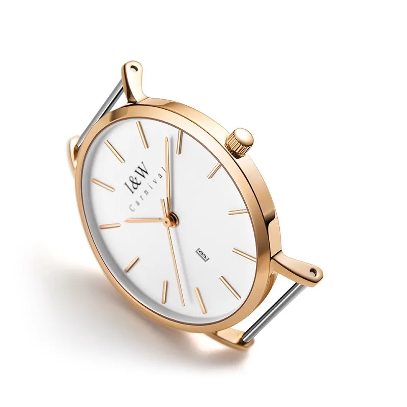 КАРНАВАЛ женские модные серебряные розовые золотые кварцевые наручные часы женские брендовые роскошные водонепроницаемые повседневные часы для женщин Reloj Mujer
КАРНАВАЛ женские модные серебряные розовые золотые кварцевые наручные часы женские брендовые роскошные водонепроницаемые повседневные часы для женщин Reloj Mujer