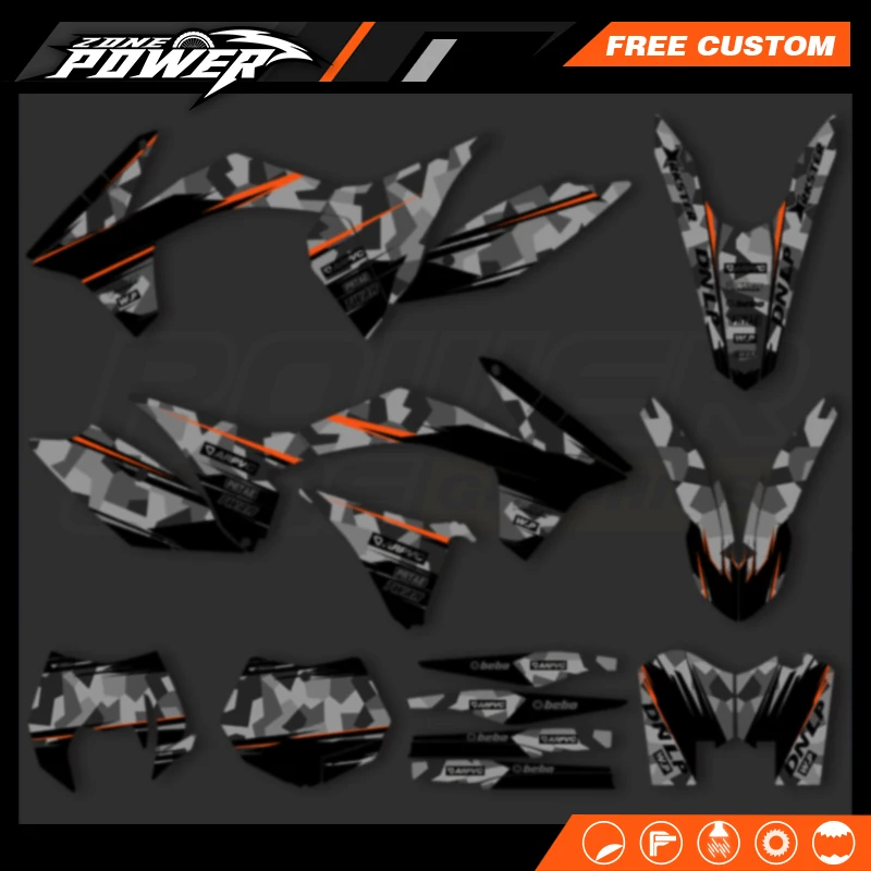 Мотоциклетная графика Powerzone для KTM 125 200 250 300 350 450 500 SXF 2011 2012 EXC 2012 2013, наборы наклеек 
Мотоциклетная графика Powerzone для KTM 125 200 250 300 350 450 500 SXF 2011 2012 EXC 2012 2013, наборы наклеек