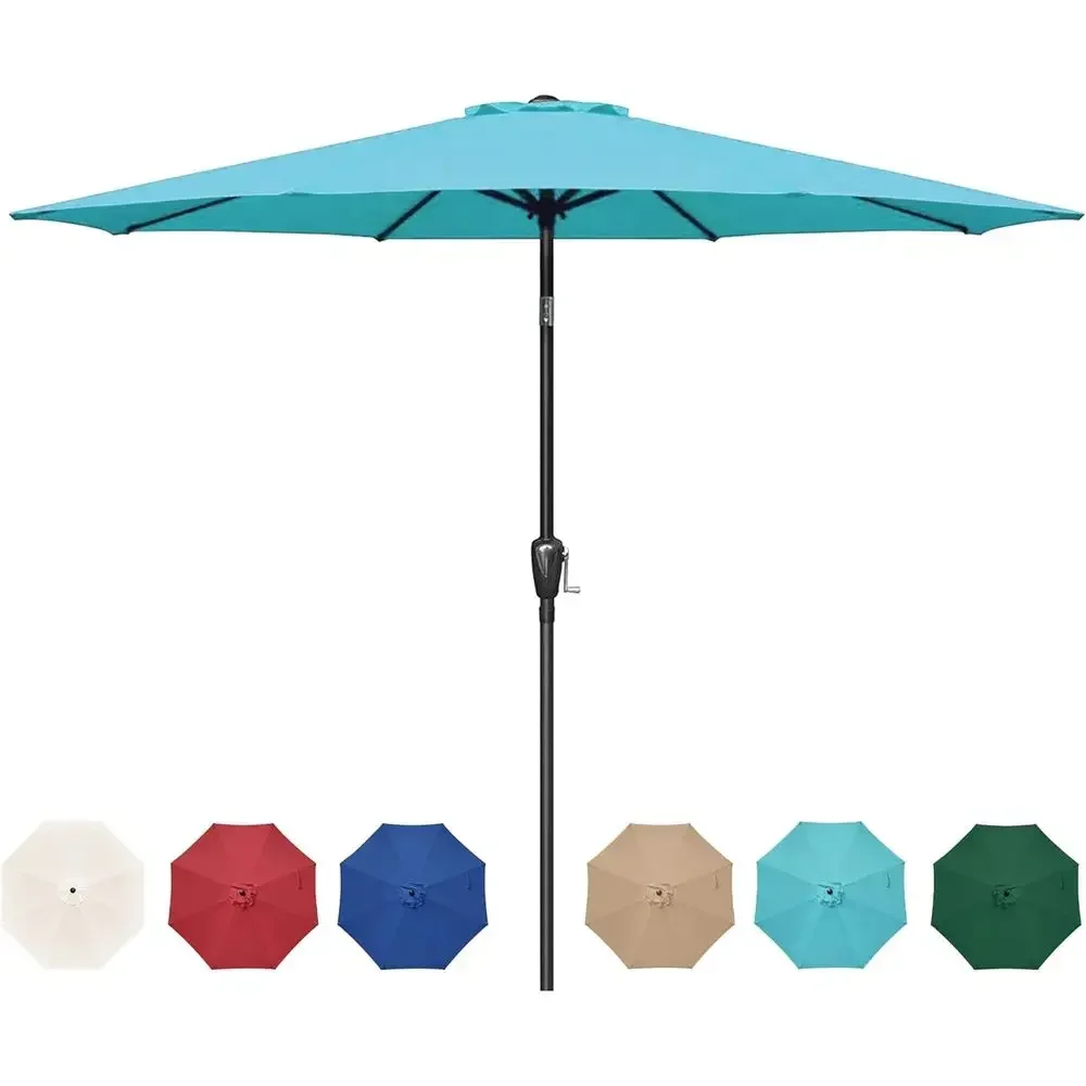 Outdoor Patio Umbrella with Push Button/Crank, UV Protection, Waterproof for Garden, Deck, Backyard, Pool
Outdoor Patio Umbrella with Push Button/Crank, UV Protection, Waterproof for Garden, Deck, Backyard, Pool