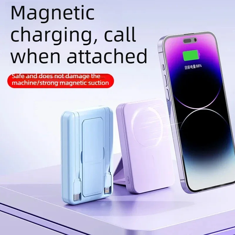22.5W 1000mAh for Apple magnetic power bank with back clip and bracket
22.5W 1000mAh for Apple magnetic power bank with back clip and bracket