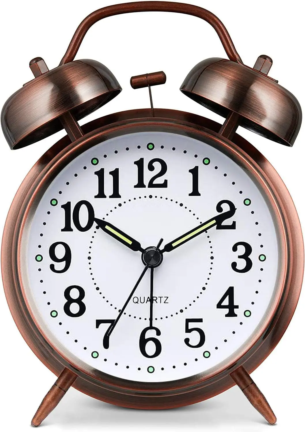Loud Alarm Clock for Deep Sleepers with Double Bell Battery Operated Metal Alarm Clock with Night Light for Bedroom
Loud Alarm Clock for Deep Sleepers with Double Bell Battery Operated Metal Alarm Clock with Night Light for Bedroom