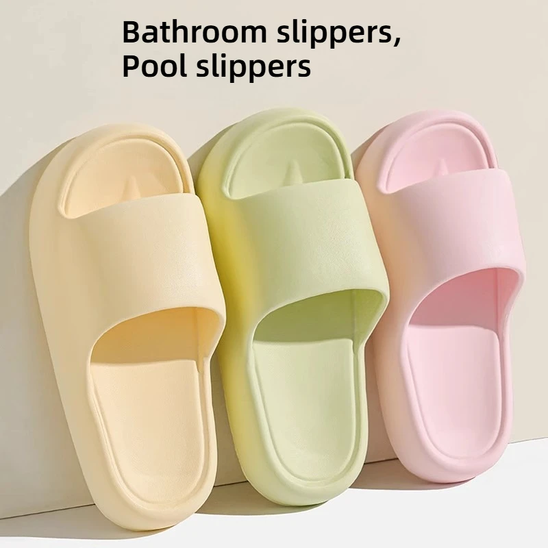 Swimming Pool Slippers Indoor Bathroom Slippers Non-slip Deodorant Home Use Living Room Drag Soft Thick Bottom Platform Slide
Swimming Pool Slippers Indoor Bathroom Slippers Non-slip Deodorant Home Use Living Room Drag Soft Thick Bottom Platform Slide