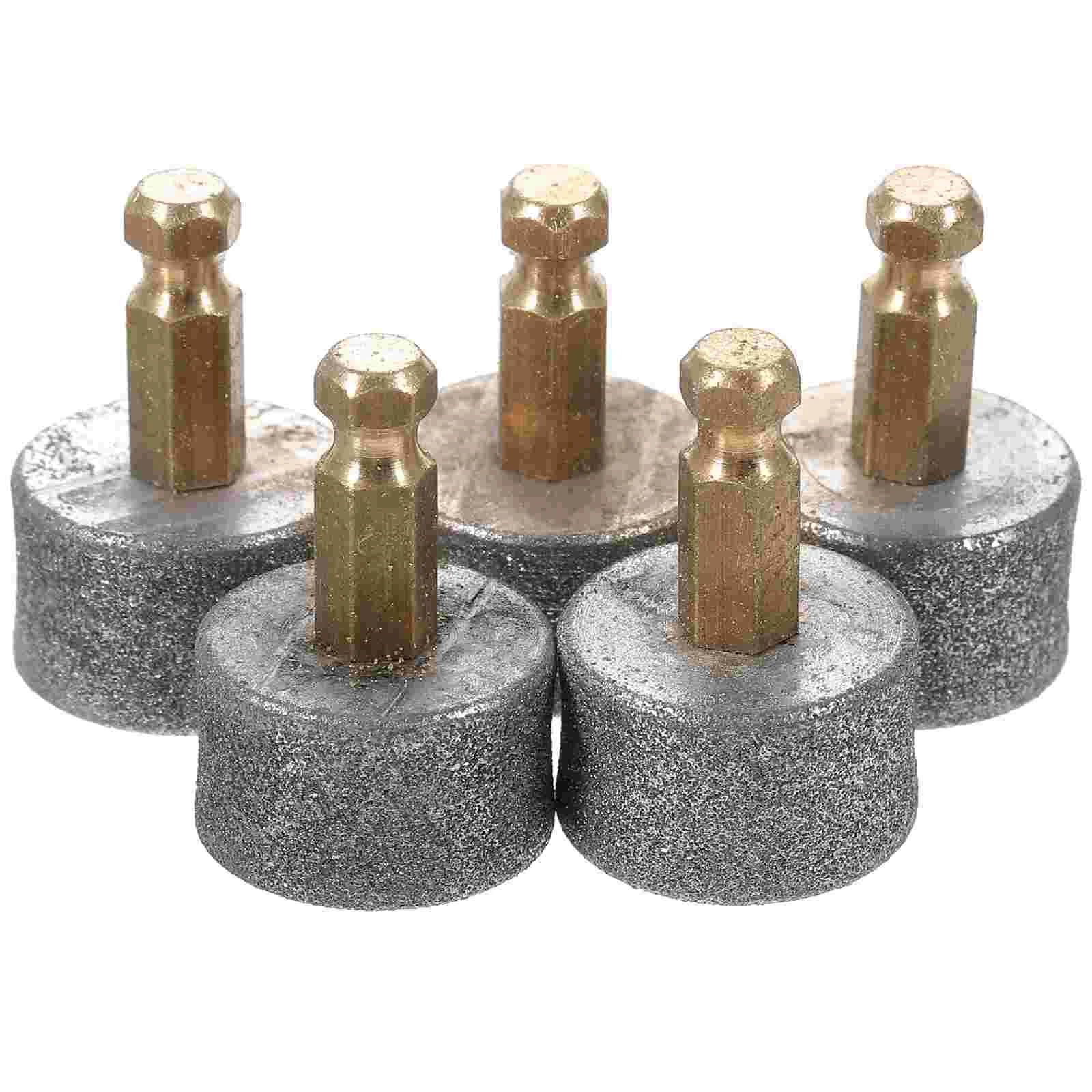 5 Pcs Nail Polisher Replacement Head Dog Paw Trimmer Pet Grinding Claws Sanding Sharpen The Knife Accessories Tip Metal Wheel
5 Pcs Nail Polisher Replacement Head Dog Paw Trimmer Pet Grinding Claws Sanding Sharpen The Knife Accessories Tip Metal Wheel