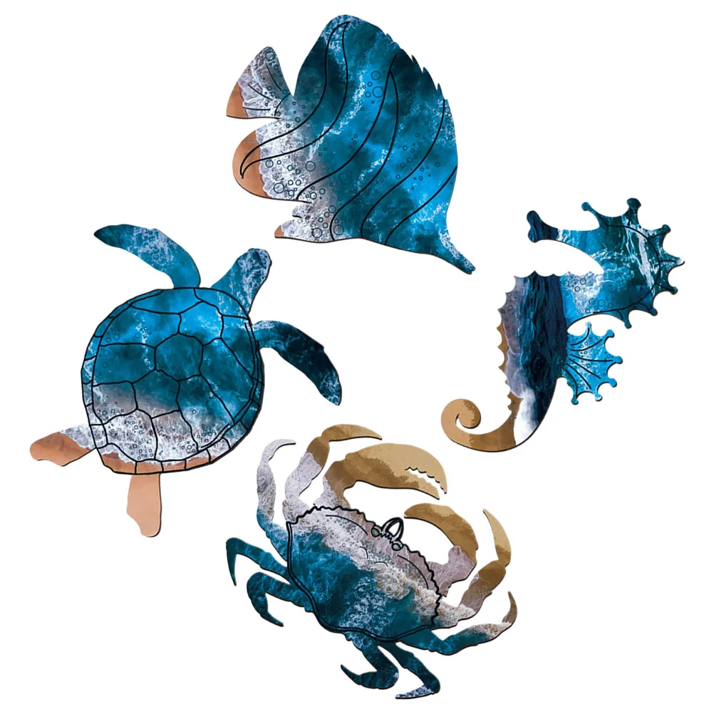 4pcs Iron Beach Theme Ocean Decor Fish Seahorse Turtle Crab Coastal Bedroom Fish Bathroom Decor Living Room Garden
4pcs Iron Beach Theme Ocean Decor Fish Seahorse Turtle Crab Coastal Bedroom Fish Bathroom Decor Living Room Garden