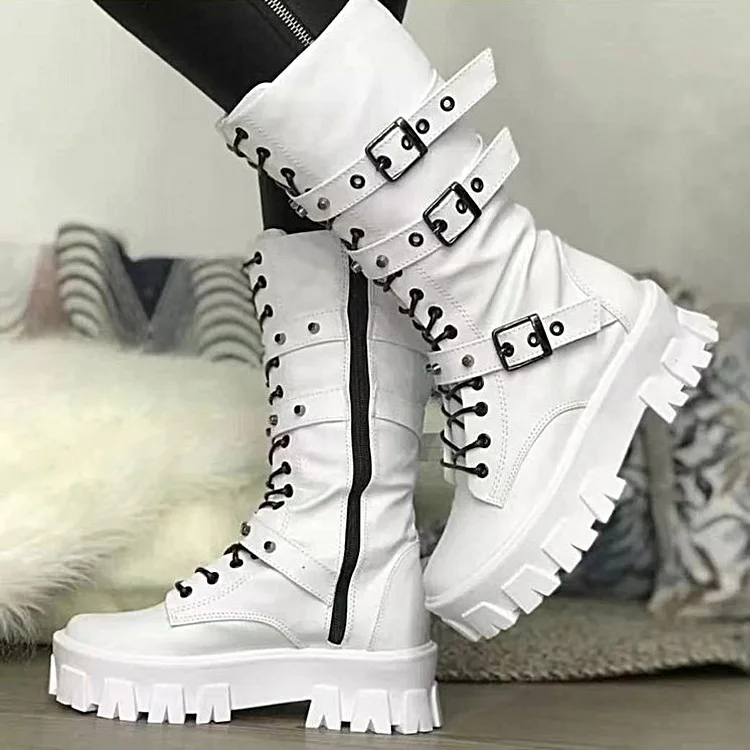 Punk Women Boots Zipper Motorcycle Boots Mid-Calf Boot 2026 Autumn Winter Women Biker Boots Platform Heel Ladies Shoes New Botas
Punk Women Boots Zipper Motorcycle Boots Mid-Calf Boot 2026 Autumn Winter Women Biker Boots Platform Heel Ladies Shoes New Botas