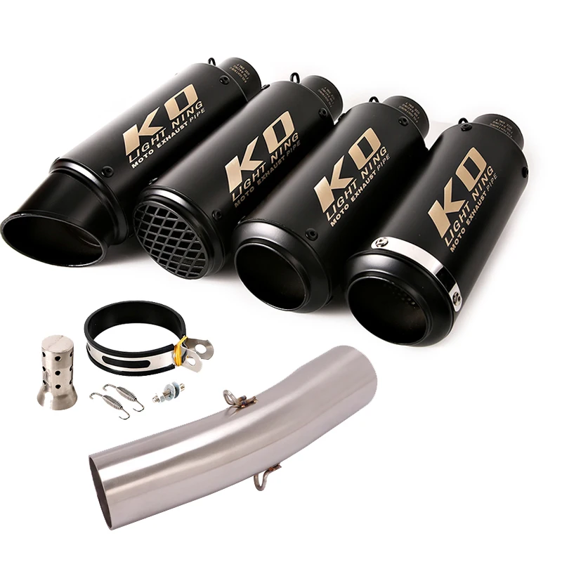 For Kawasaki Ninja ZX6R 2009-2022 Slip On Exhaust System Mid Connect Link Tube Muffler Tail Pipe With DB Killer Stainless Steel
For Kawasaki Ninja ZX6R 2009-2022 Slip On Exhaust System Mid Connect Link Tube Muffler Tail Pipe With DB Killer Stainless Steel