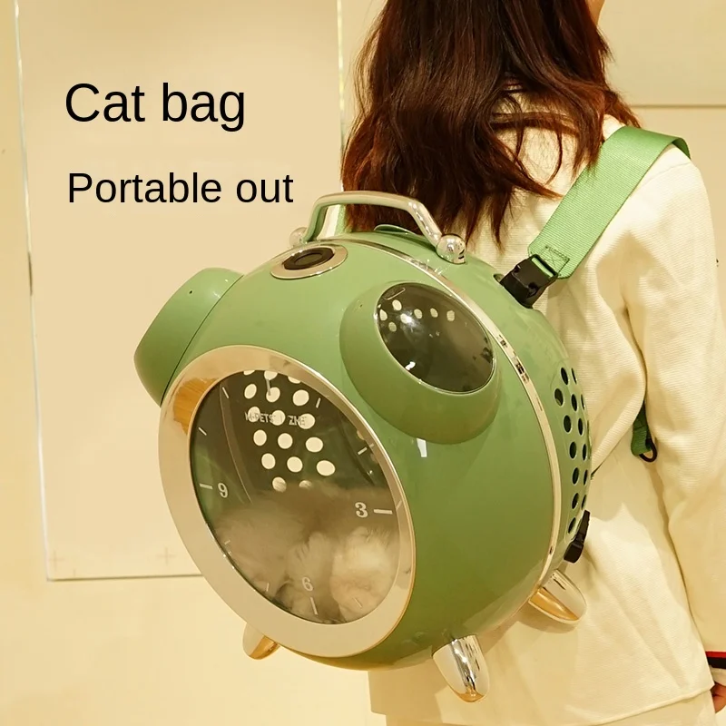 Alarm Clock Cat Bag Go Out Portable Space Capsule Cat Backpack Travel Cat Crate Crate Shoulder Pet Go Out Bag Supplies
Alarm Clock Cat Bag Go Out Portable Space Capsule Cat Backpack Travel Cat Crate Crate Shoulder Pet Go Out Bag Supplies