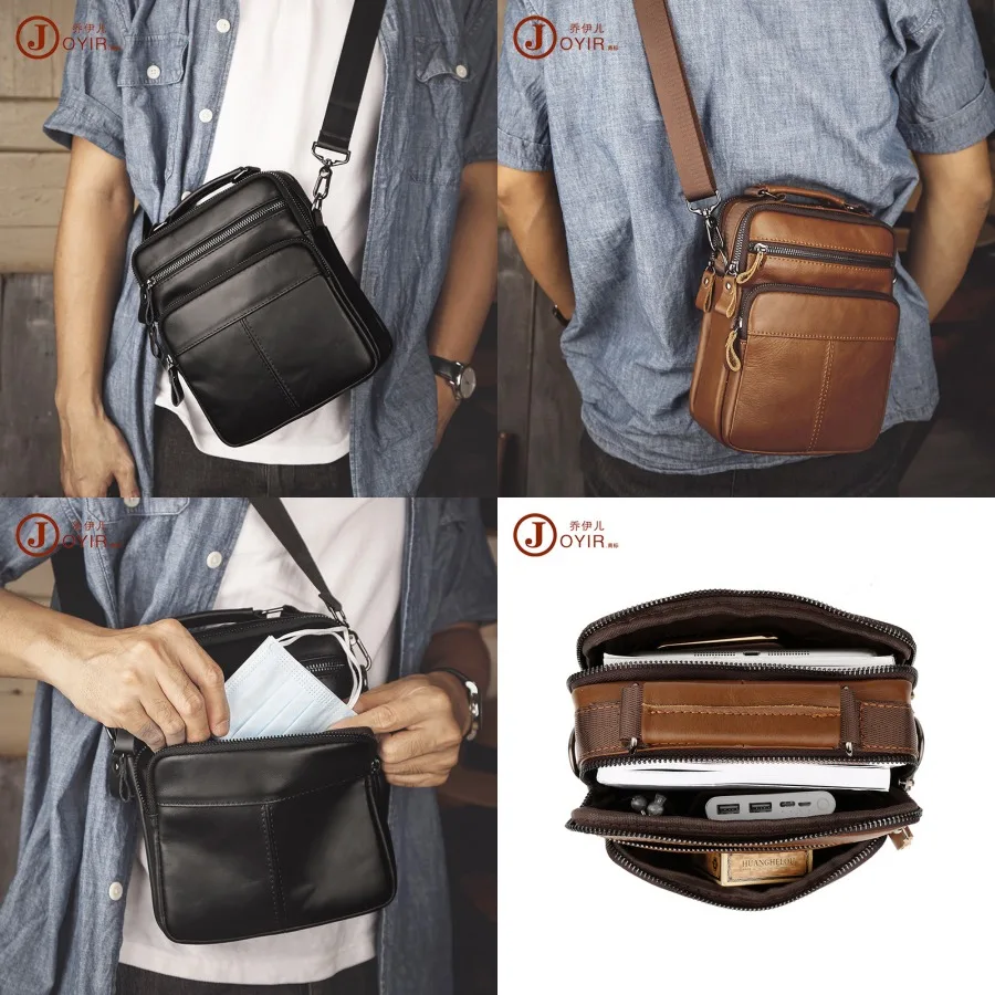 【New Arrival】Vintage Brown Genuine Leather Crossbody Bag, Men's Casual Multi-Pocket Shoulder Sling Bag with Adjustable Strap & Top Handle, Durable Retro Design for Everyday Carry & Outdoor Use
【New Arrival】Vintage Brown Genuine Leather Crossbody Bag, Men's Casual Multi-Pocket Shoulder Sling Bag with Adjustable Strap & Top Handle, Durable Retro Design for Everyday Carry & Outdoor Use