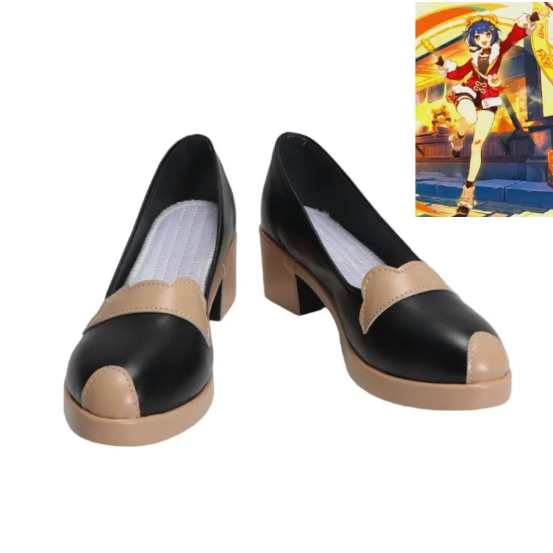 Game Genshin Impact Xiangling New Skin Year's Cheer Cosplay Shoes Boots Props Halloween Party Role Play Custom Made
Game Genshin Impact Xiangling New Skin Year's Cheer Cosplay Shoes Boots Props Halloween Party Role Play Custom Made