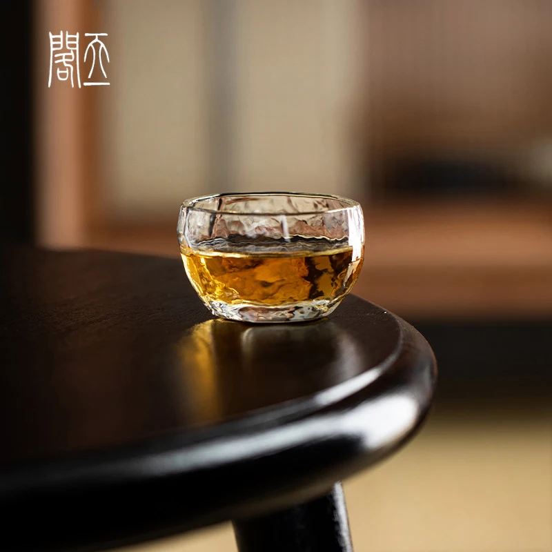 Thiened Chinese Sle Hammer Pattern Transparent Glass Tea Cup Men's Gongfu Small Tea Cup Tea Set Heat Resistant Glass
Thiened Chinese Sle Hammer Pattern Transparent Glass Tea Cup Men's Gongfu Small Tea Cup Tea Set Heat Resistant Glass