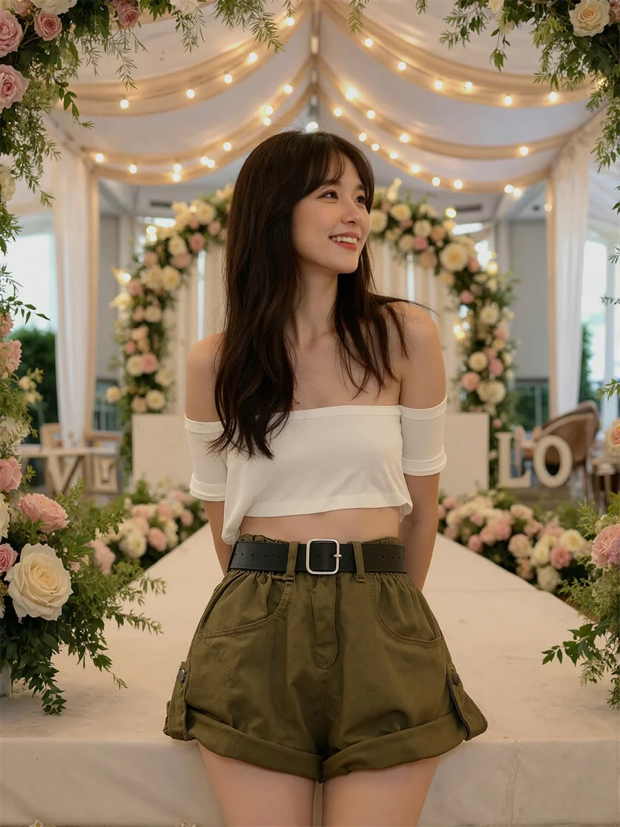 Джинсовые свободные шорты с высокой талией и закрученными краями для девочек, элегантная женская одежда, осенние свободные шорты длиной до икры для социальных сборов
Джинсовые свободные шорты с высокой талией и закрученными краями для девочек, элегантная женская одежда, осенние свободные шорты длиной до икры для социальных сборов