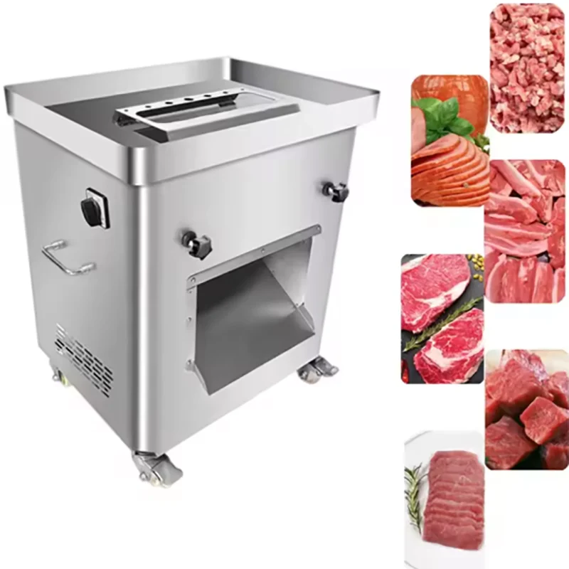 Commercial Fully Automatic Meat Slicer Multi-functional High-Power Fresh Meat Slicing, Shredding, and Dicing Machine
Commercial Fully Automatic Meat Slicer Multi-functional High-Power Fresh Meat Slicing, Shredding, and Dicing Machine