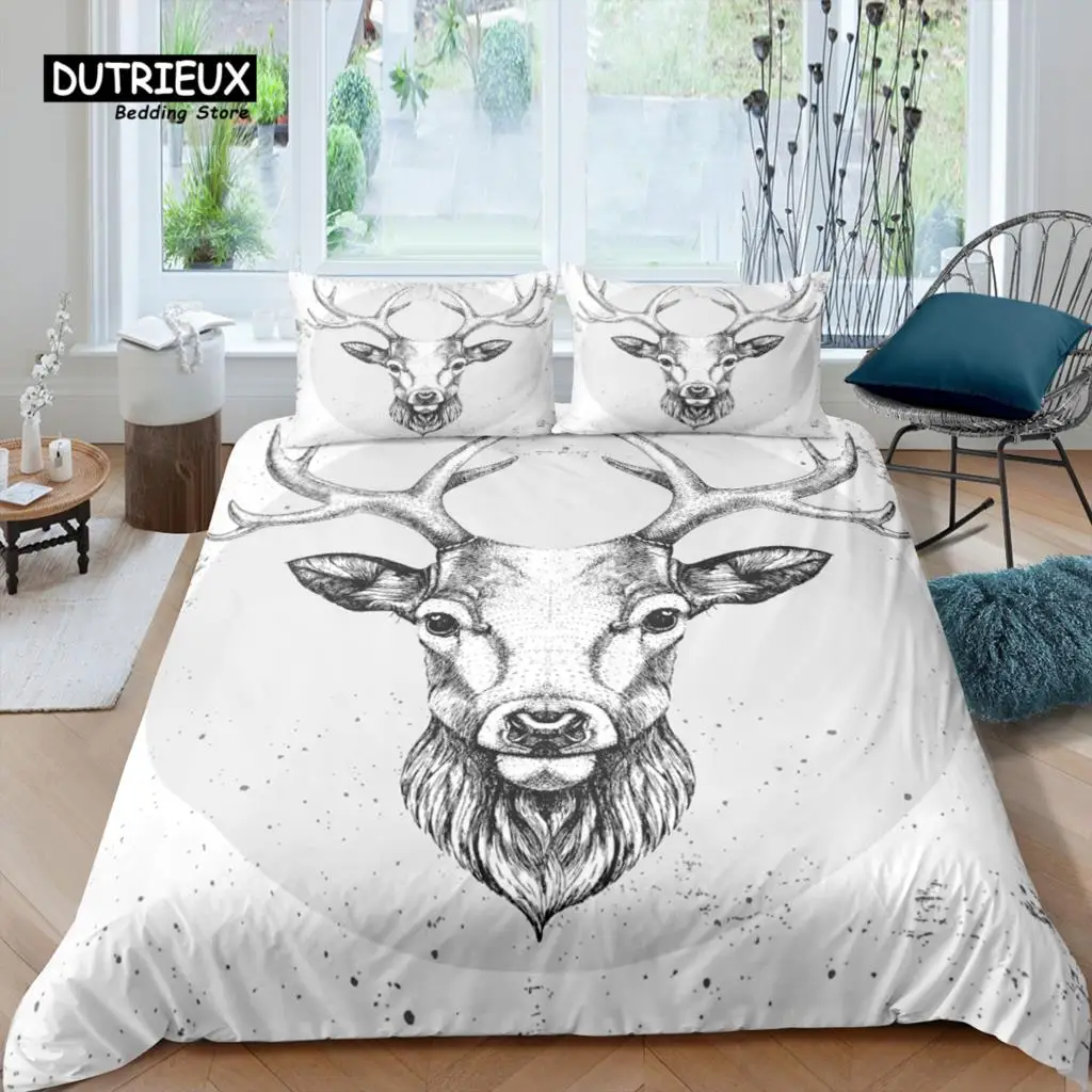Home Living Luxury 3D Stag Bedding Set Duvet Cover Set Pillowcase Kids Bedding Set Queen and King EU/US/AU/UK Size
Home Living Luxury 3D Stag Bedding Set Duvet Cover Set Pillowcase Kids Bedding Set Queen and King EU/US/AU/UK Size